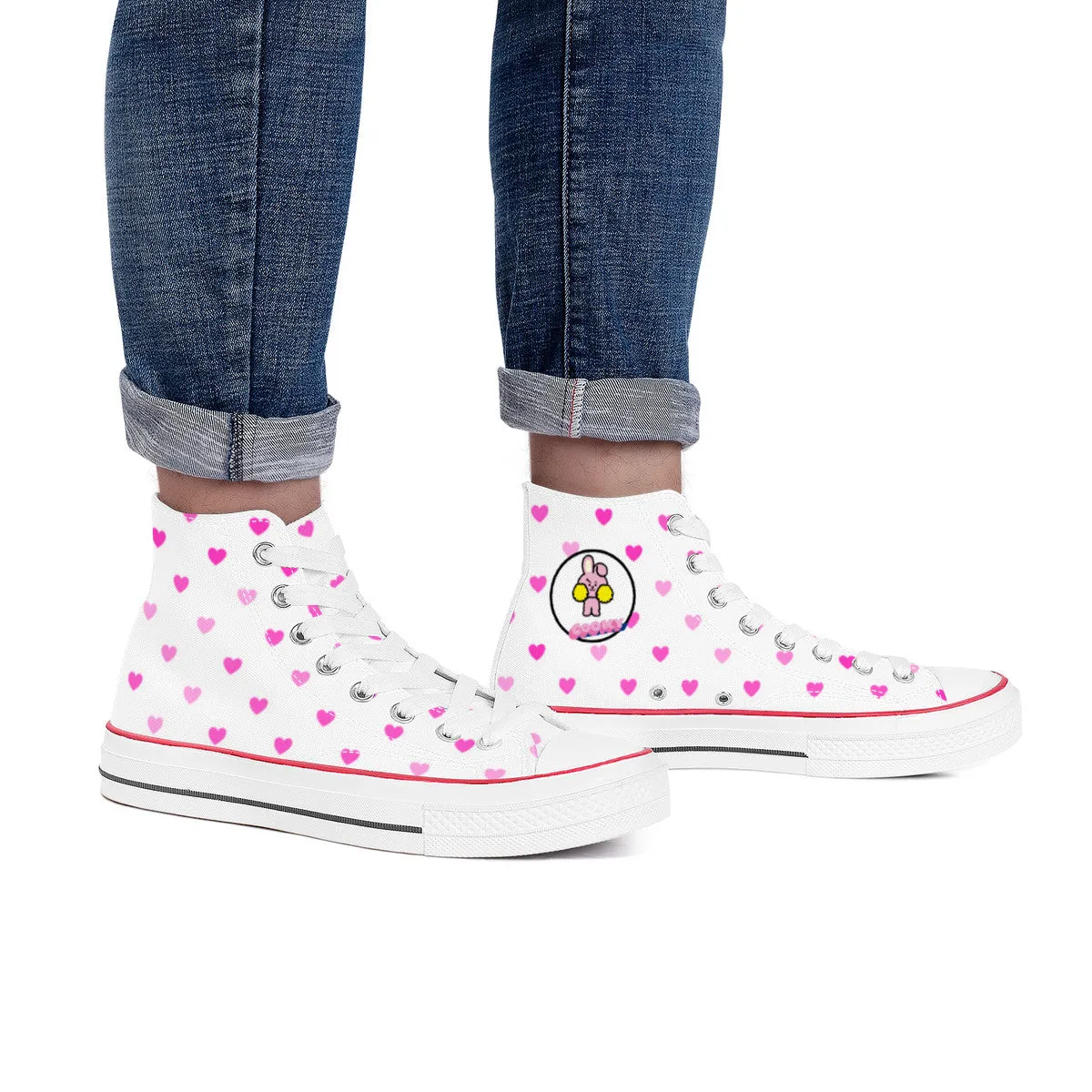 BT21 Cooky High Top Canvas Sneakers