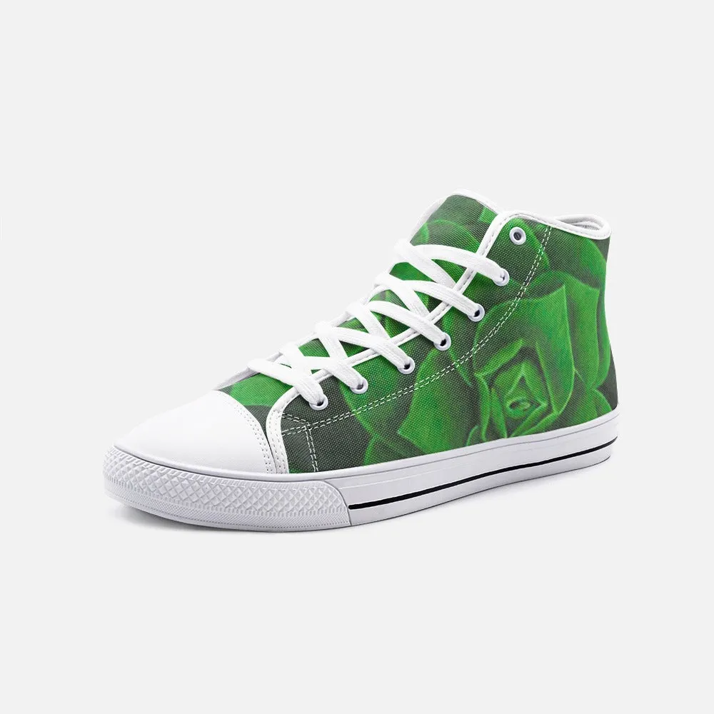 Emerald Succulent High-top Sneakers