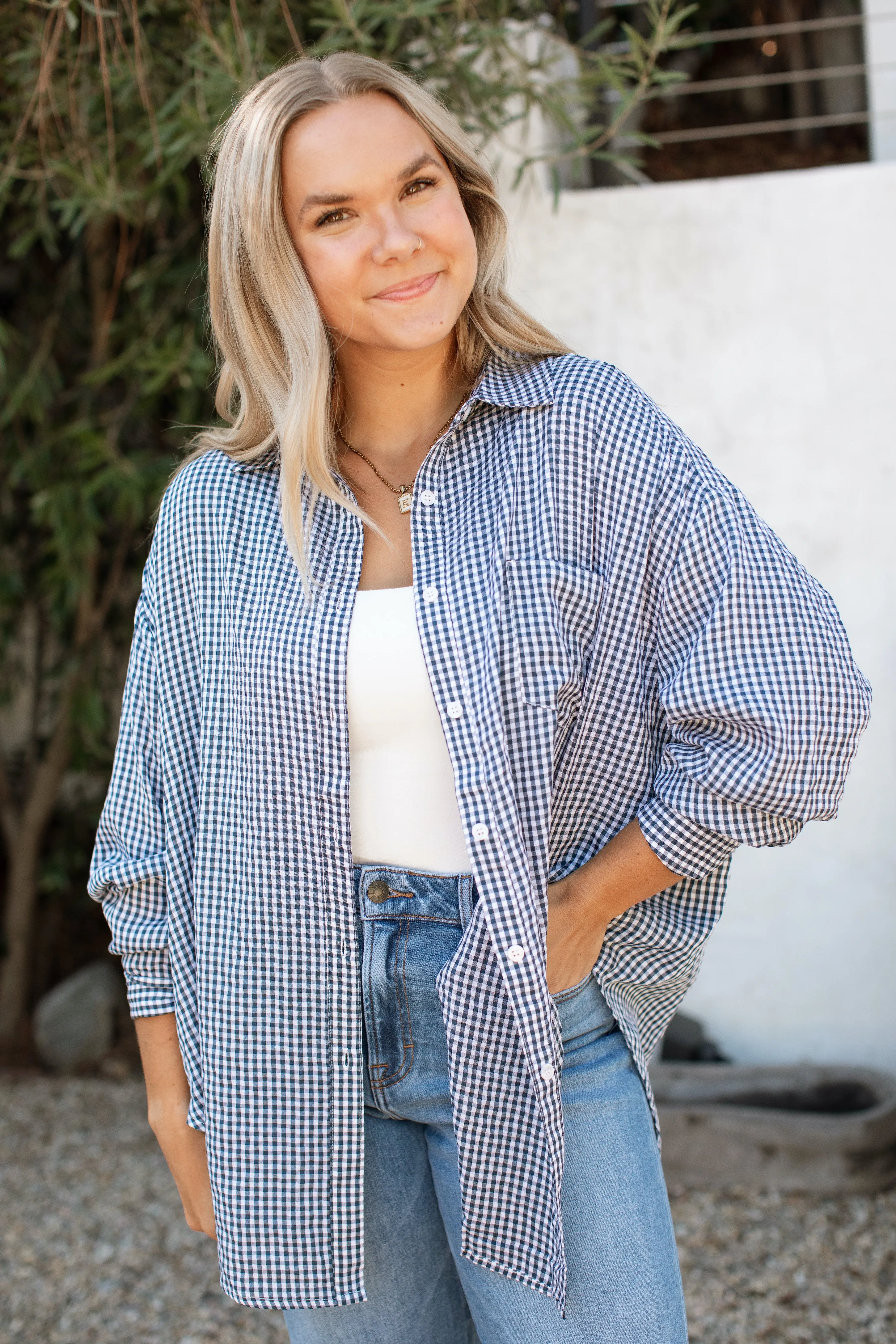 Francine Button Down